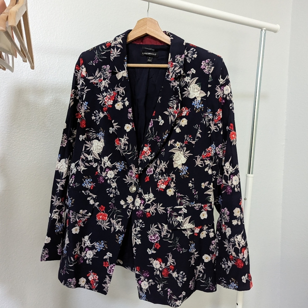 Floral Lane Bryant Blazer